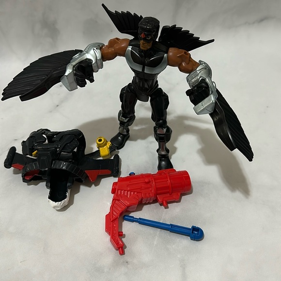 Marvel Super Hero Mashers Silver Falcon Avengers 6" Action Figure - Picture 3 of 3